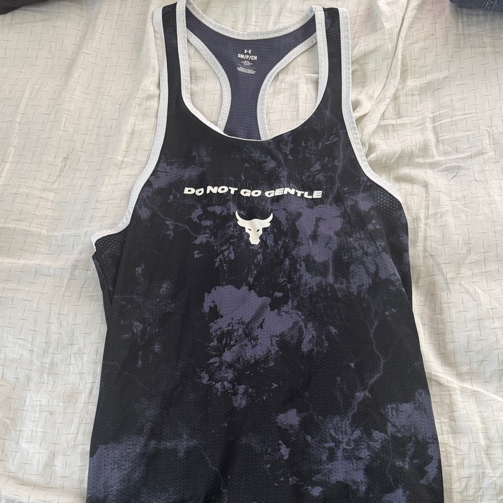 Under Armour Black and White Tank Top / muscle shirt